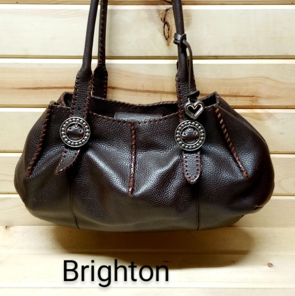 Brighton Handbags - BEAUTIFUL Brighton hobo style brown leather shoulder bag, purse boho